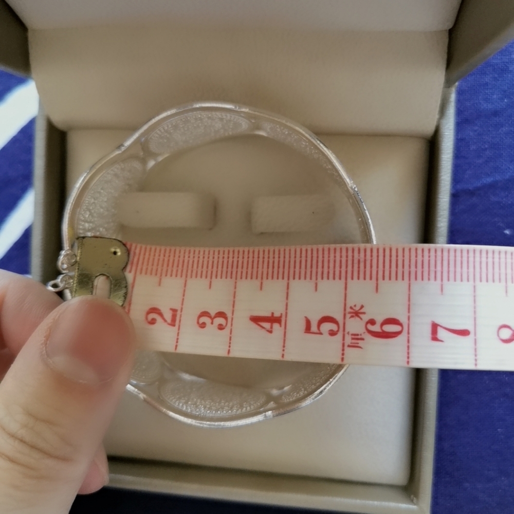 S990 Full silver pattern bracelet - Picture 4 of 5